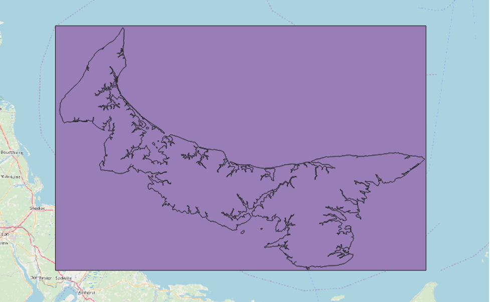 Figure 1.39. This shows a highlighted coastline.