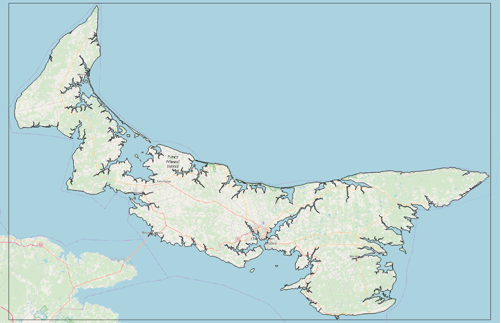 Figure 1.43. The finalized re-evaluated map based off selections.