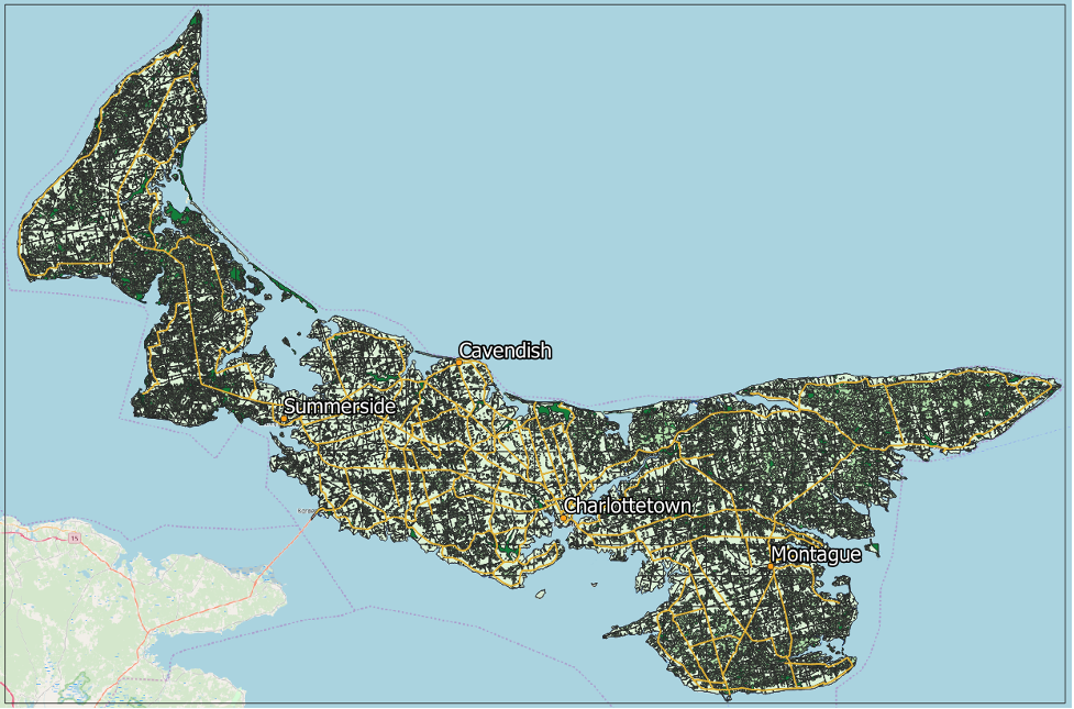 Figure 1.64. The map with the updated label layer.