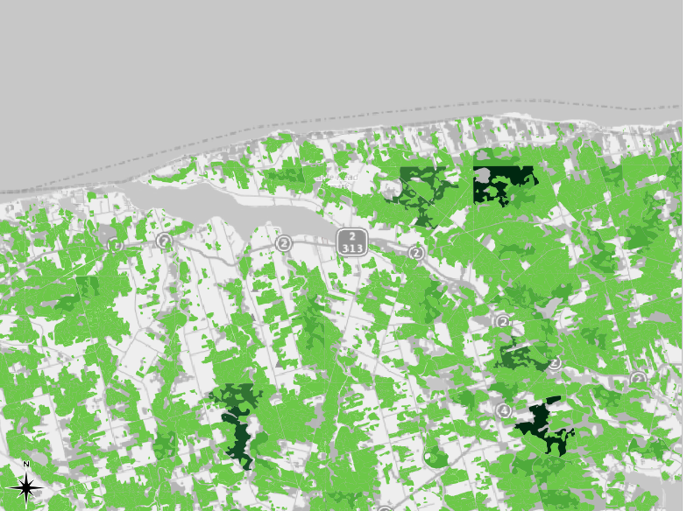 Figure 2.72. Updated map with the Equal Interval choice added onto it.