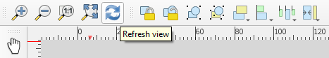 Figure 5.26. This is the Refresh View button, it can be identified by the two arrows circling each other.