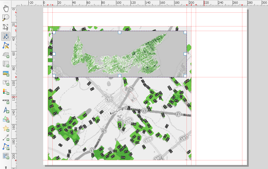 Figure 5.37. This shows the two maps with the changed values.