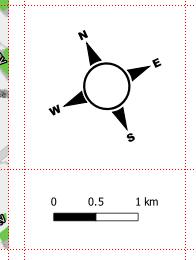 Figure 5.79. This shows the compass added to the page