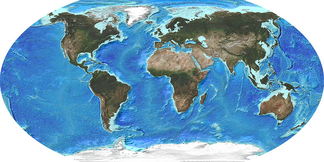A map of the Earth