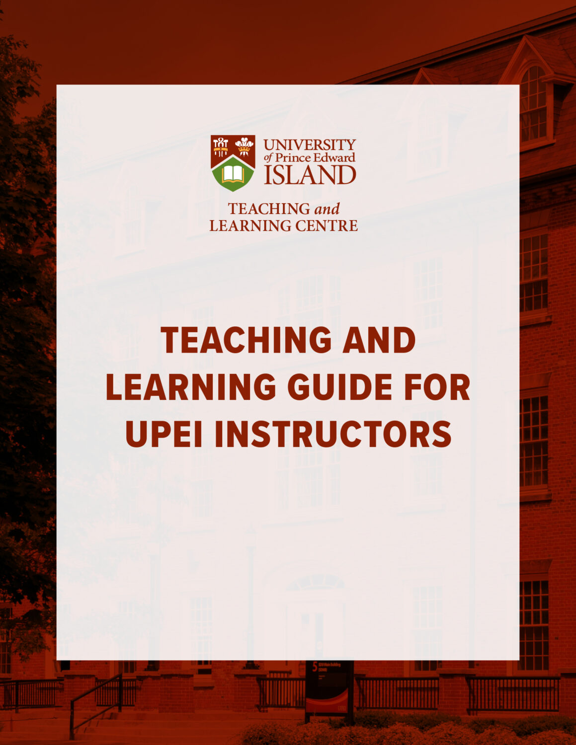 Cover image for Teaching and Learning Guide for UPEI Instructors